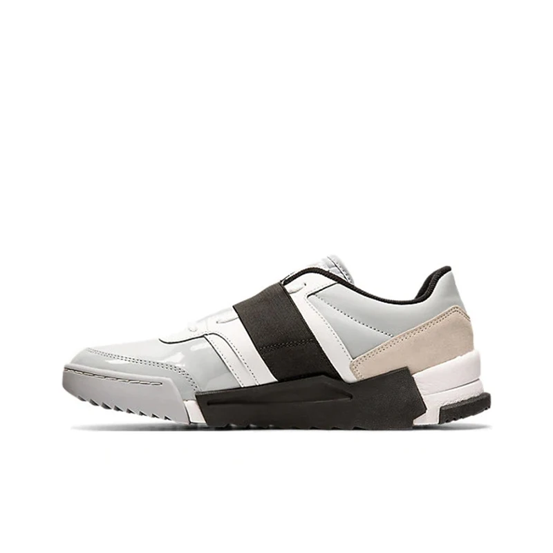 Onitsuka Tiger D-Trainer Unisex Black/White/Gray Low-Top Casual Shoes  Round-Toe Cushioned Non-Slip Design 1183A581-020