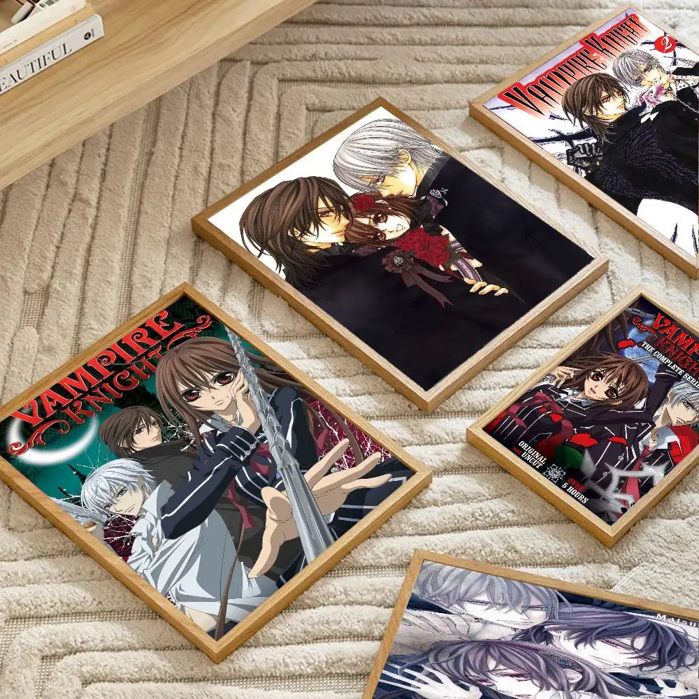 Anime Vampire Knight Poster Art Sticky Wall Waterproof Home Living Room Bedroom Bar Aesthetic Decoration