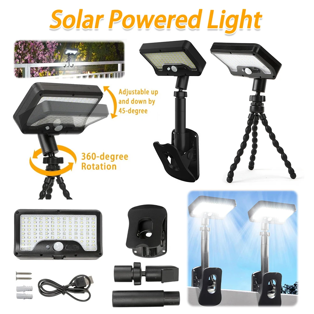 

Solar Wall Light Solar Powered Flood Light Auto On/Off Motion Sensor Outside Yard Lamp Security Porch Light for Garden Yard Path