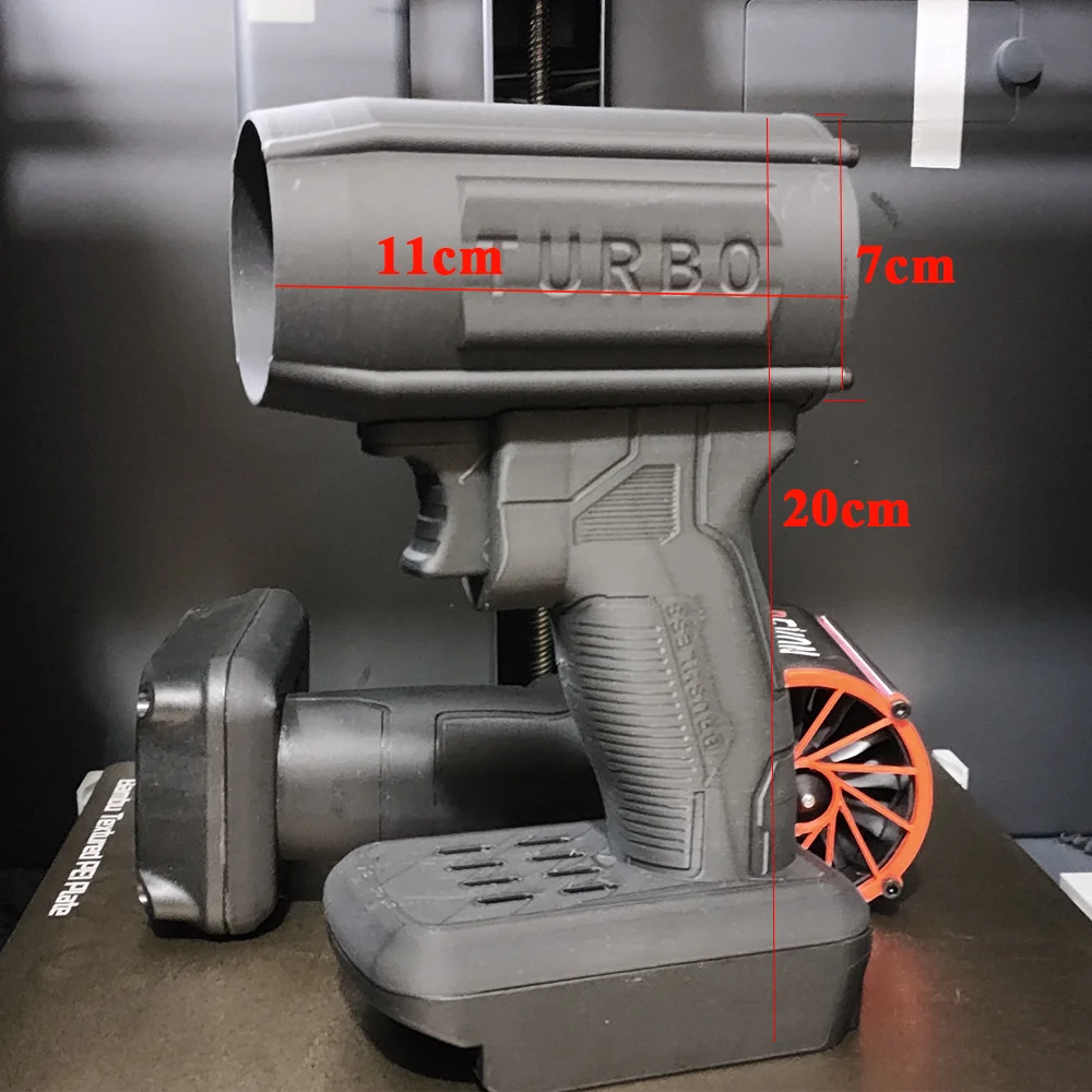 Imagem -05 - Handheld Conduzido Turbo Fan sem Escova Thrust Car Washer Gun para Dewalt Makita Milwaukee 18 v 20v Baterias