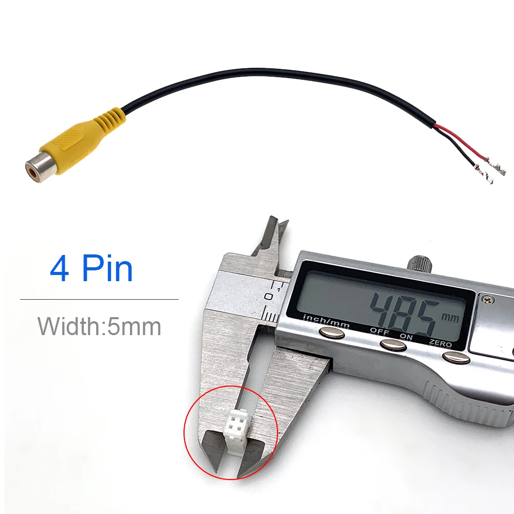 Car 4 6 8 10 12 Pin DIY Universal RCA 4G AUX Camera Video Input Cable Adapter Wiring Connector Android CD Radio Car Accessories