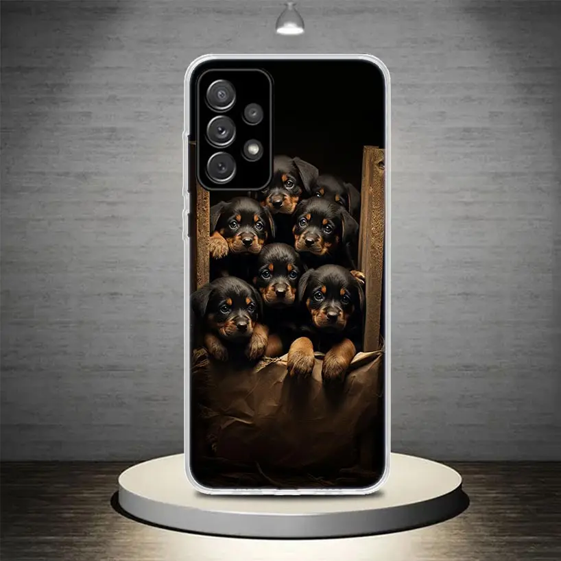 Rottweiler Dog Rottie Phone Case Cover For Samsung Galaxy A55 A54 A52 A53 A15 A14 A12 A13 A25 A24 A22 A23 A35 A34 A32 A33 A04S A