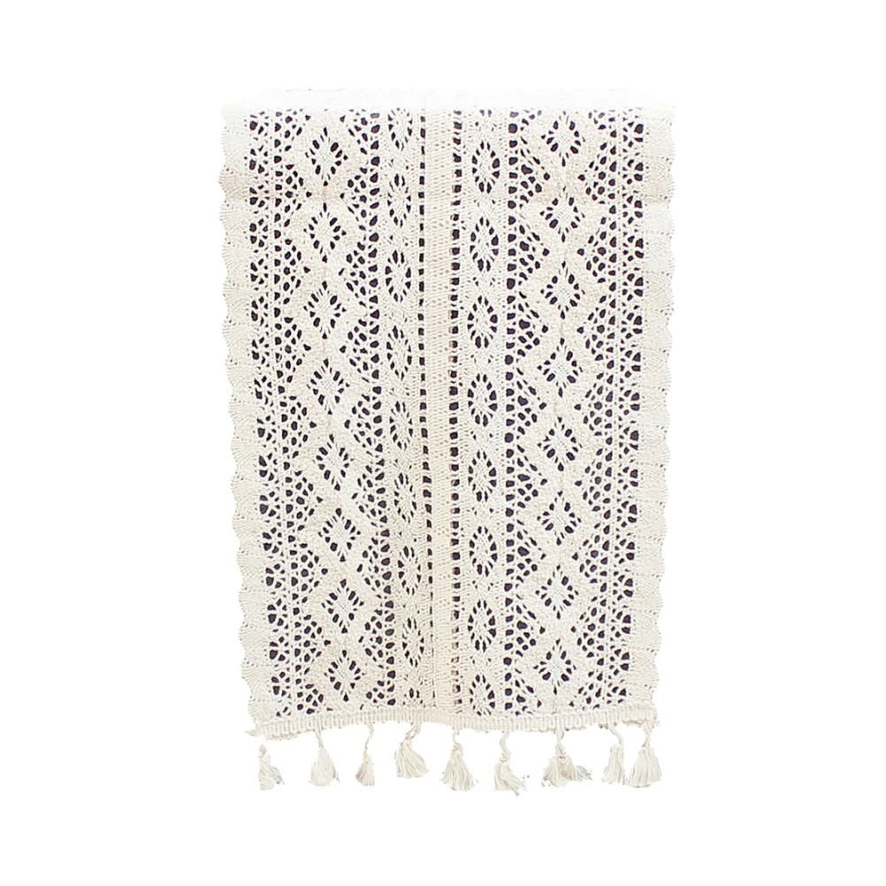 

200 X24cm Lace Table Runner Cover Flag Dining Room Decor Cloth Tablecloth Korean