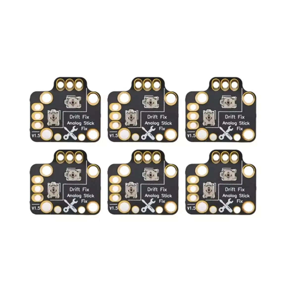 100% New 6PCS Gamepad Joystick Drift Repair Board Analog Thumb Stick Drift Fix Boad for One Series Controller