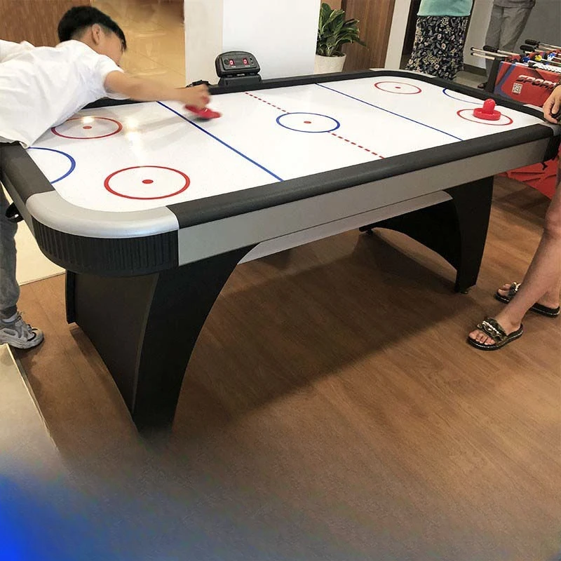 Adult and Children's Table with Ice Cyclone Suspended Air Hockey Machine on Top, Luxury, Manufacturer's Direct Sales