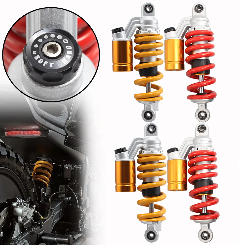 AliExpress NONE 240/260mm Universal Motorcycle Rear Suspension Shock Absorber Air Damper For Honda Msx125 Grom SF Dirt Bike Monkey Yamaha Suzuki