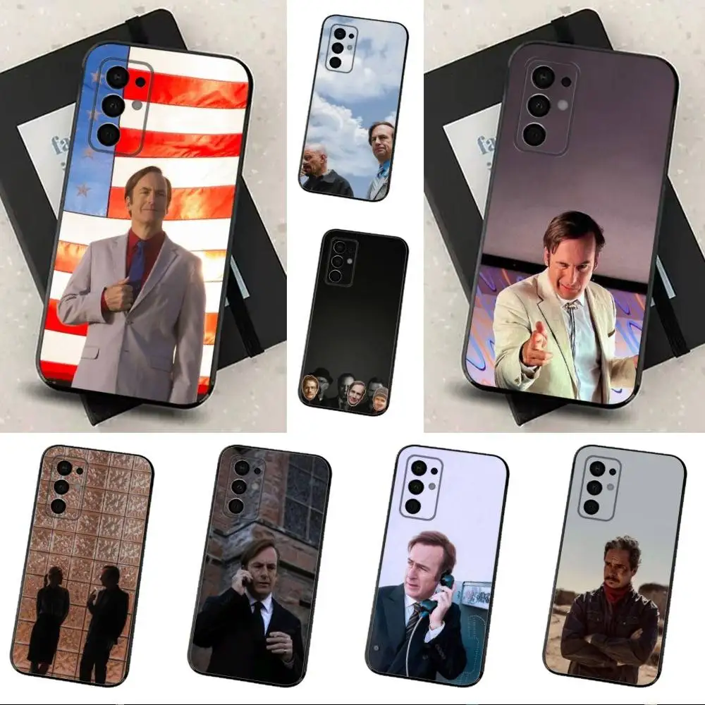 

B-Better C-Call S-Saul Phone Case For Samsung Galaxy A73,31,32,72,41,53,52,71,22,5G,Note,J7,8,9 Soft Black Cover