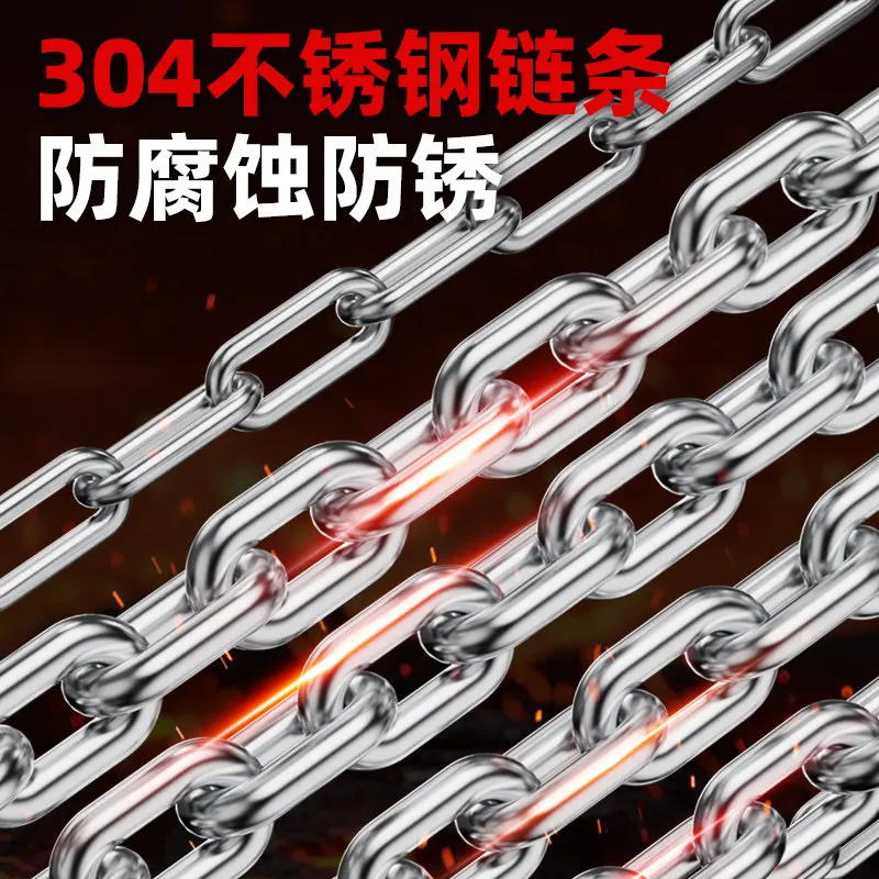 304 stainless steel hand chain hoist, rust-proof, anti-corrosion, stainless steel reverse chain lifting hoist, hand chain hoist