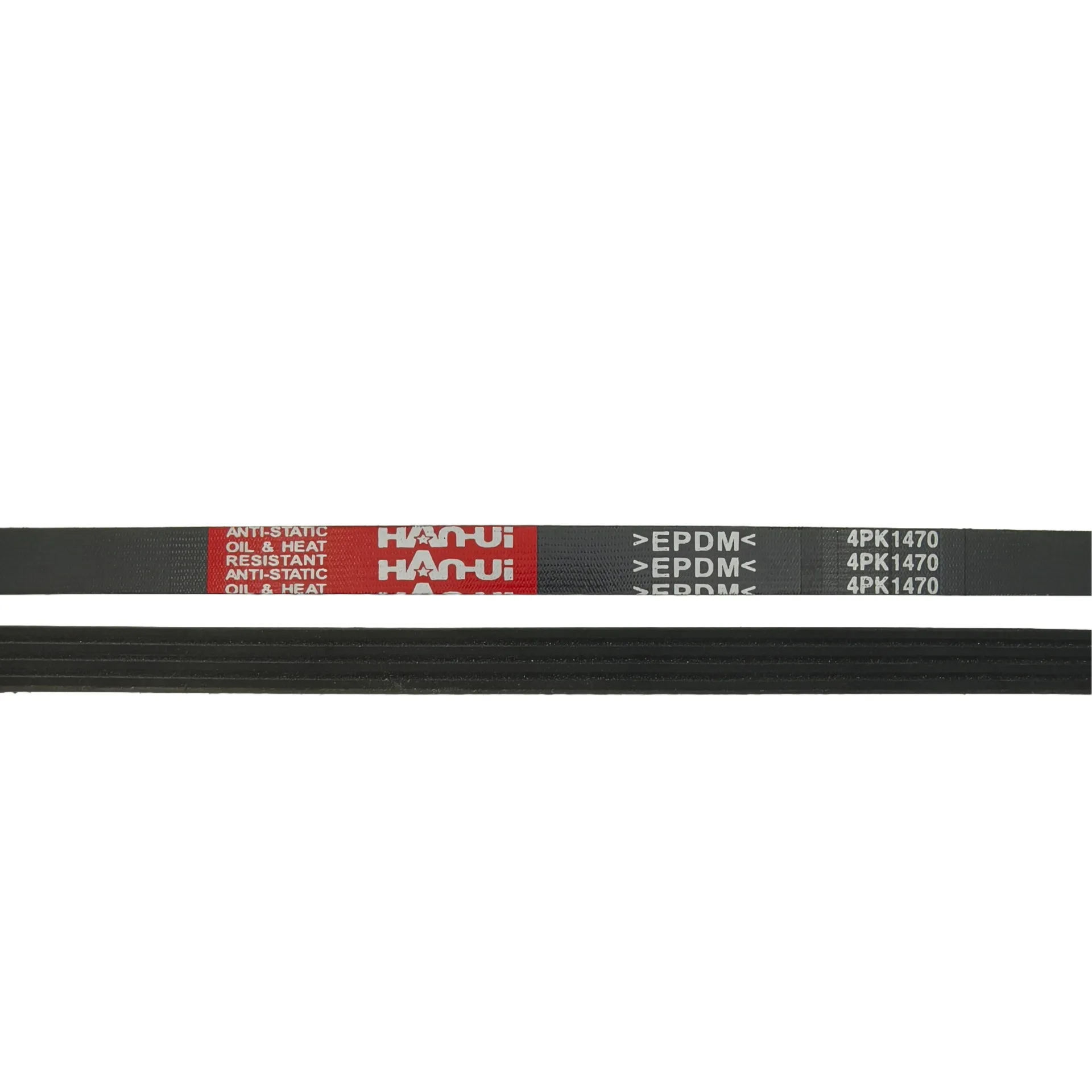 HANUI 4PK1470 Automotive Serpentine Belt, 4 Ribs Multi V Drive Belt