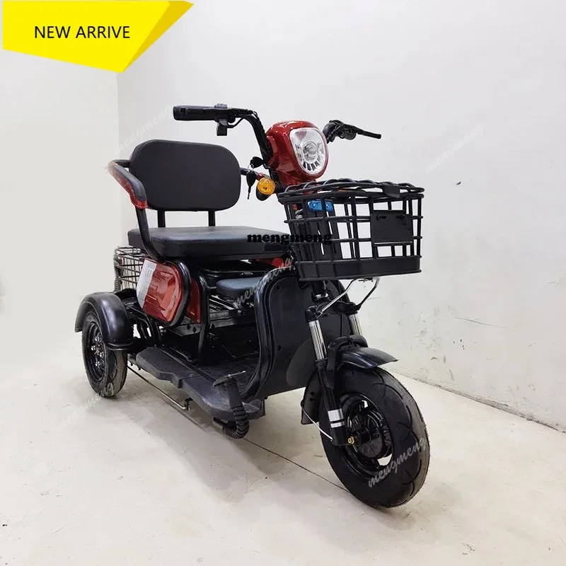 

Электрический трехколесный велосипед для взрослых 500 Вт, максимальная мощность двигателя, грузовой, с аккумулятором