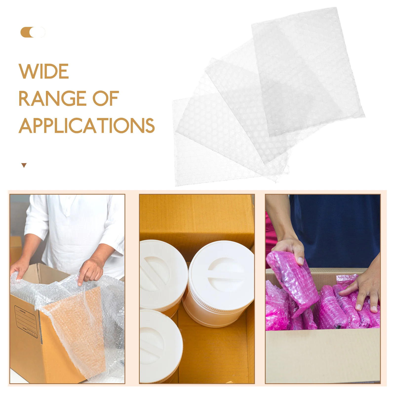 100 Pcs Protective Pouch Bag Packaging Shockproof Foam or for Shipping