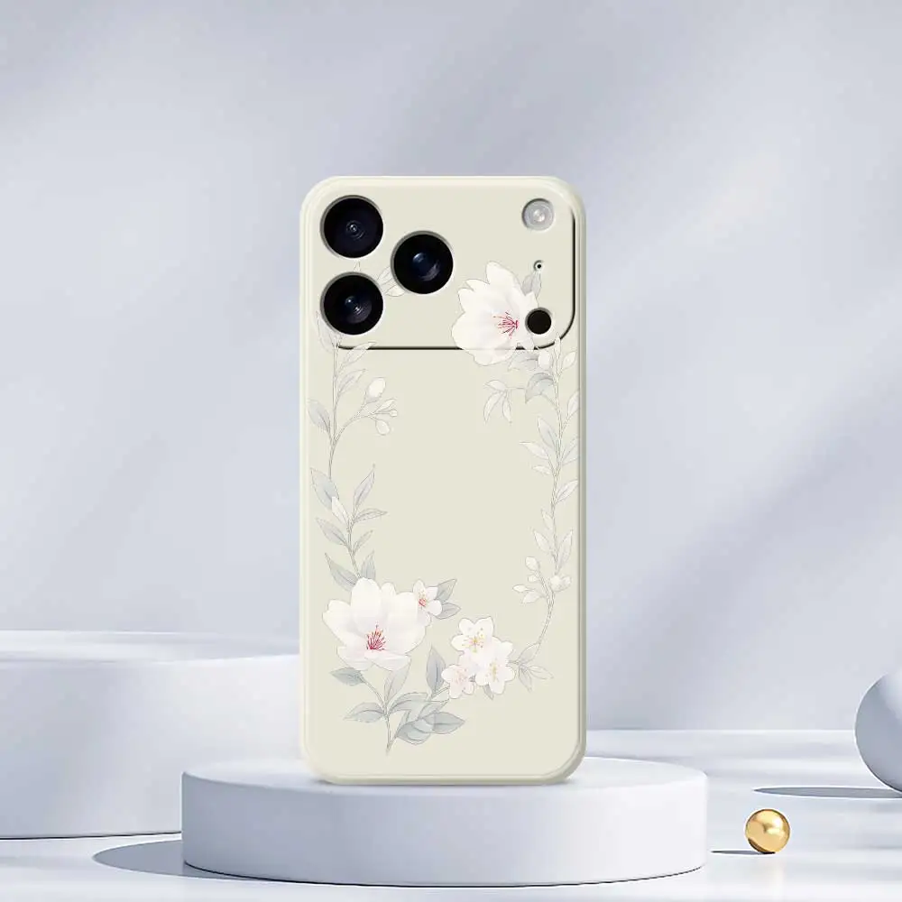 حافظة لهاتف آيفون 17 برو ماكس 17 Air 16 15 14 Plus 13 12 11 Pro Max XS Max XR 7 8 Plus 16E غطاء ناعم من السيليكون #3