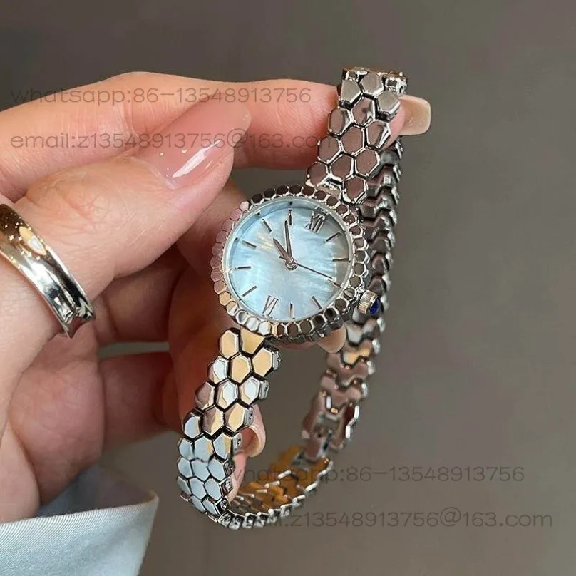 new-exquisite-and-compact-steel-strap-sky-blue-watch-for-women