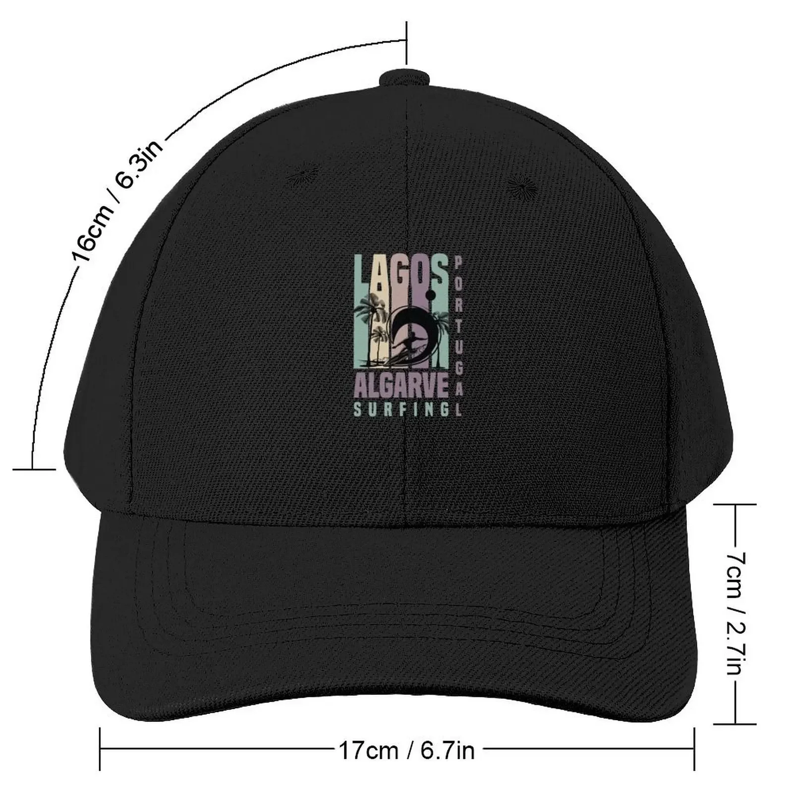 Lagos Algarve Surfing Surf Portugal Beach Gift - Surfing Is My Passion Baseball Cap Beach foam party Hat Caps Male Women's