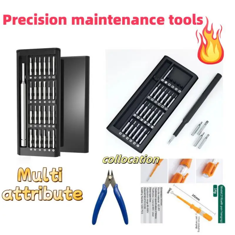 Jeu de Tournevis de Précision Multifonctionnel 25 en 1, Kit d'Outils à Main pour Réparation d'Ordinateur, Téléphone Portable et PC