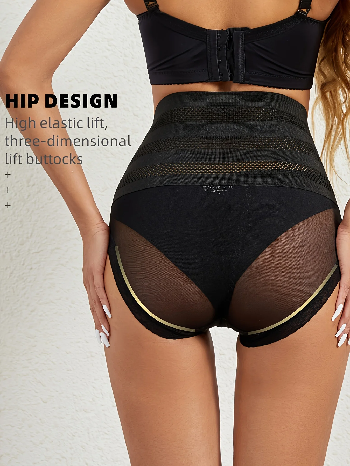 سراويل ضغط عالية الخصر لتشكيل الجسم للنساء، سراويل لرفع الخصر بعد الولادة، ملابس داخلية مثلثة، واي #2
