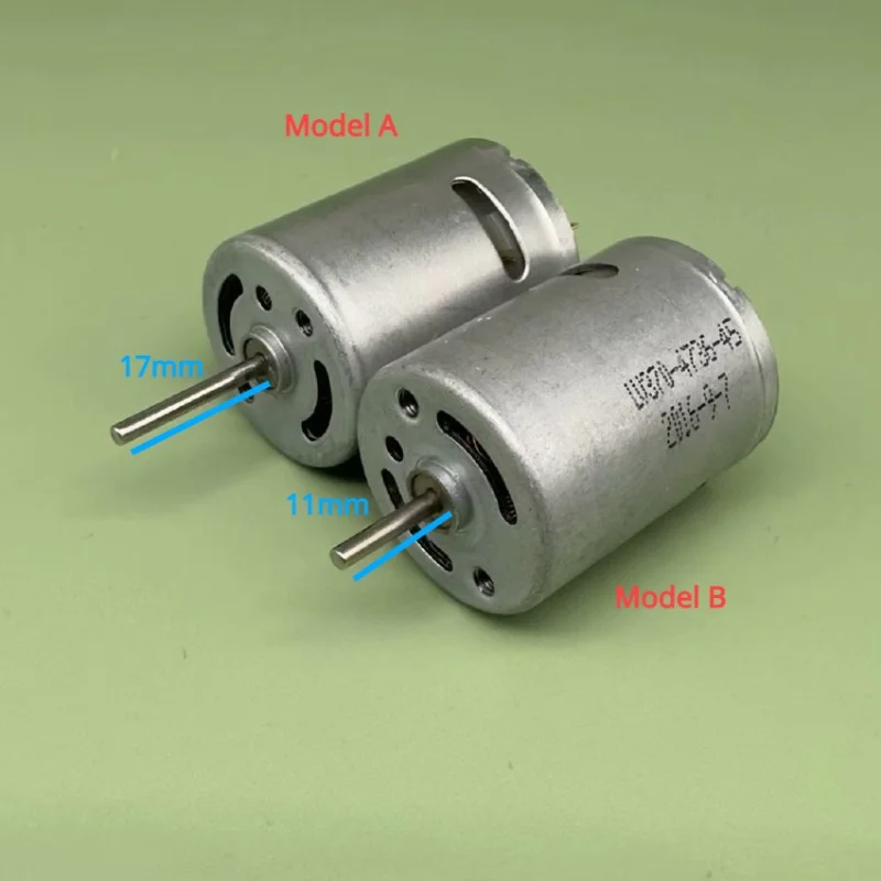 1pc 370-4736 DC 3V-12V 7.5V 27500rpm High Speed Carbon Brush Motor For Toy Car Boat Model