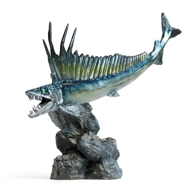 Echtes Gacha-Modell biologisches kognitives Modell Deep Seafish Marine Organismus Oarfish Action figur Spielzeug