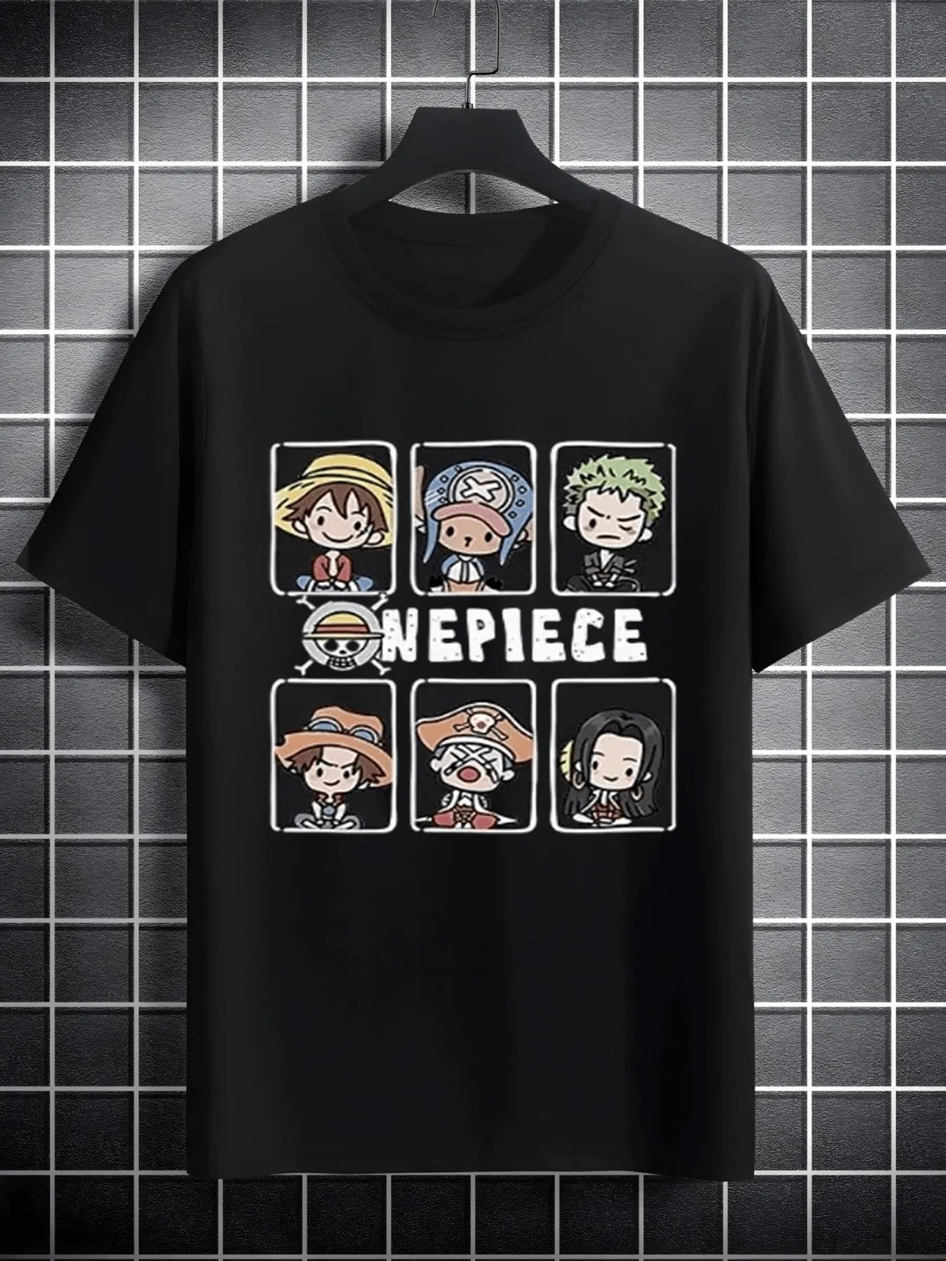 Oversized One Piece Anime Print Graphic T Shirt Man Women Short Sleeve Tee Casual Streetwear Y2k Clothes 2025 Summer Trendy Top