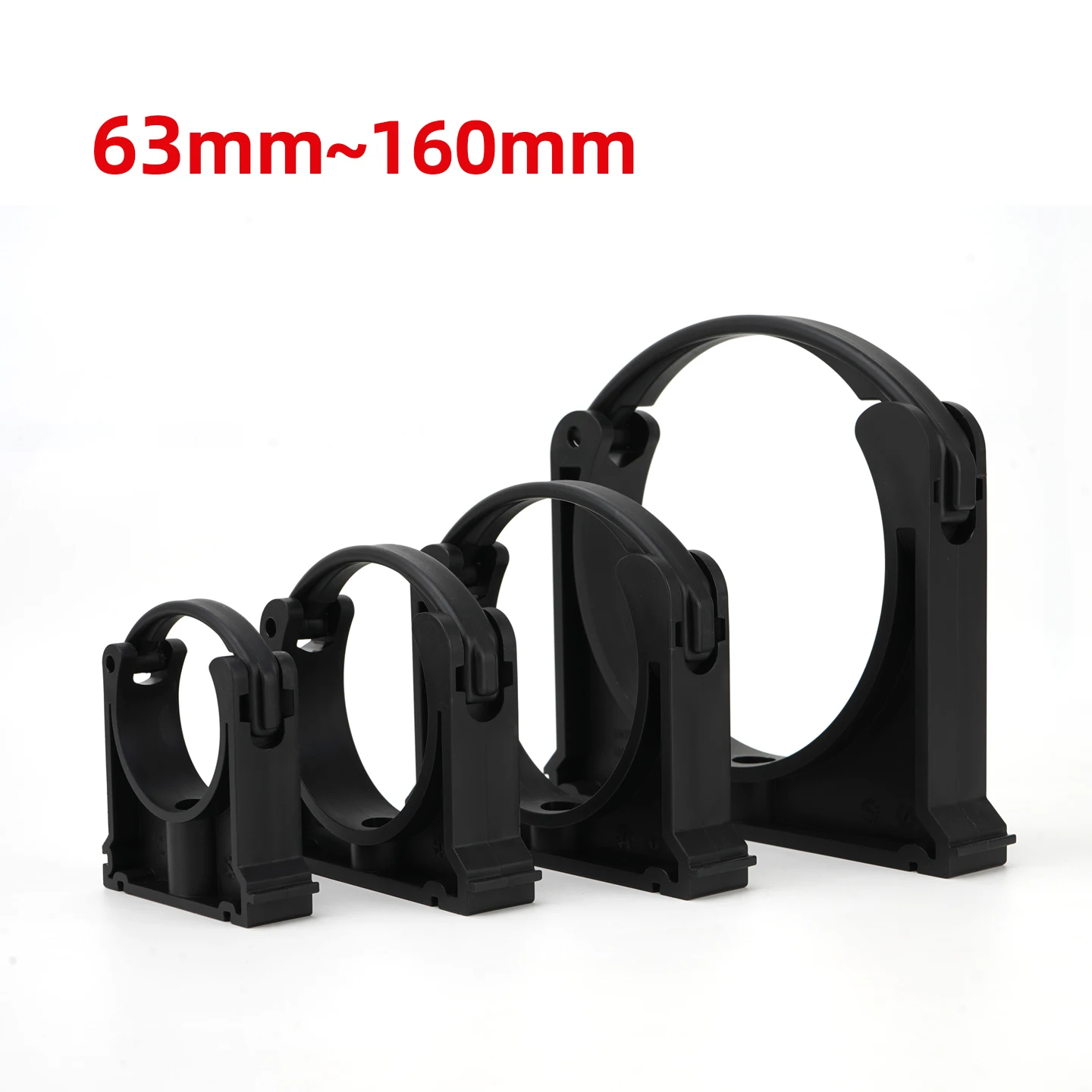 Flowcolour 32mm to 160mm UPVC Pipe Clip Injection Molded Fixing Clamp Plastic Clamp for Secure Attachment