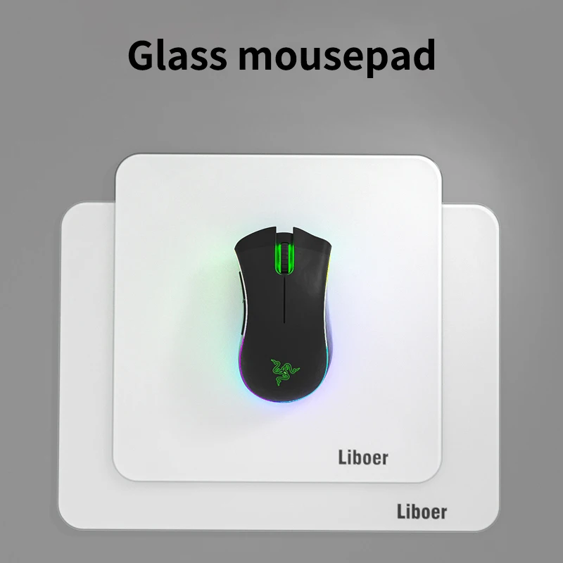 Large Waterproof Glass Mouse Pad Anti-slip Mat for Gaming And Office Use Keyboard Accessories