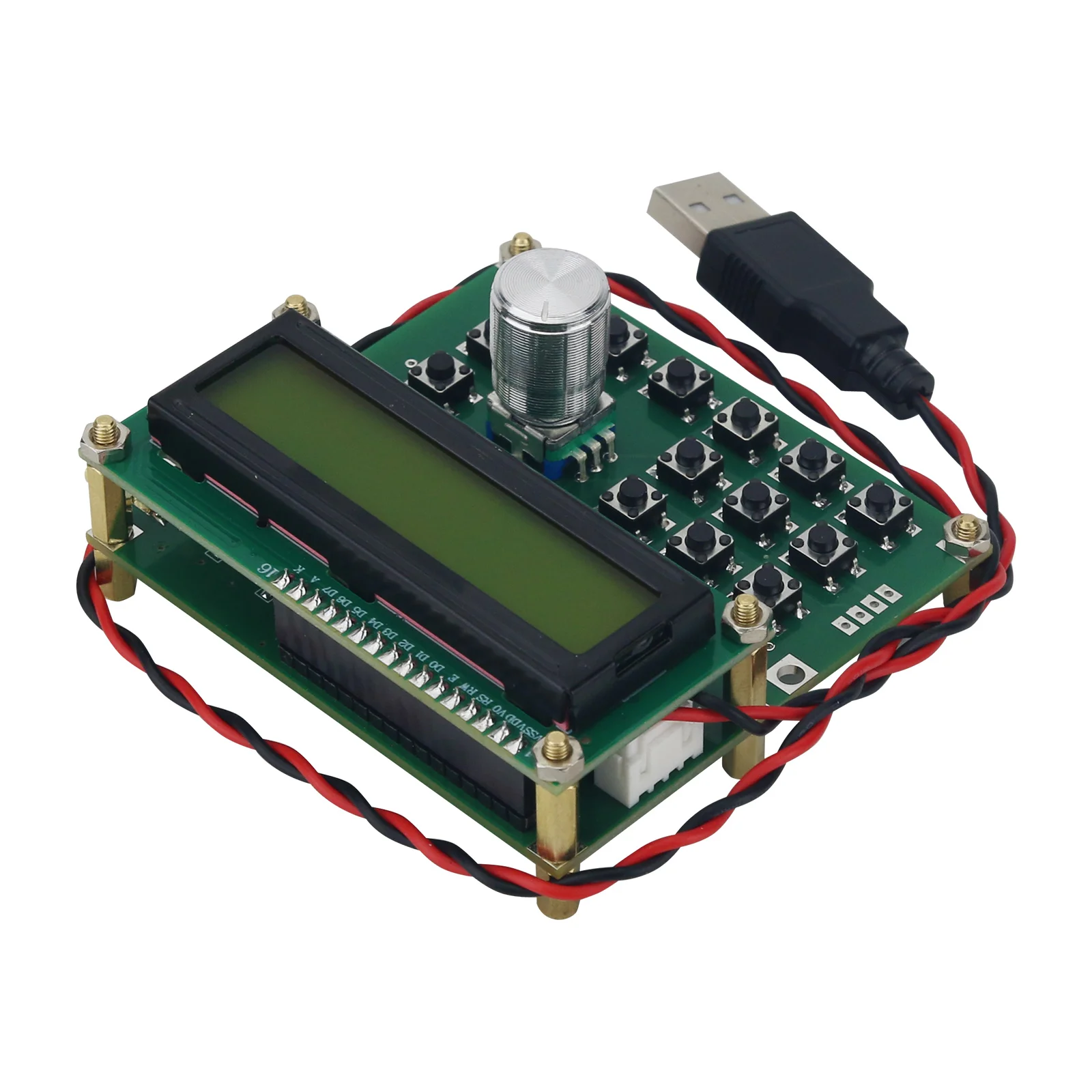 

ADF4351-VFO Source V1.03 Signal Generator 35MHz-4400MHz Simple Signal Source Module with Mechanical Rotary Encoder