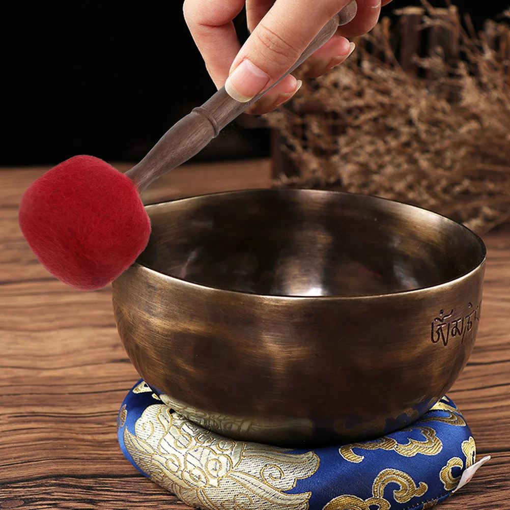 Buddha Sound Bowl Knocking Stick Handmade Mallet Wooden Singing The Restorative Accessory Rod Nepalese Parts Anti-abrasion