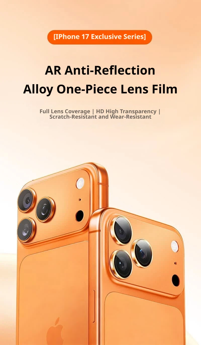 SAMZHE All-in-One Metall-Objektivschutz für Apple iPhone 17 Pro Max, Vollflächiger Kameraschutzfilm für iPhone 17Pro Rückkamera – Detail 1