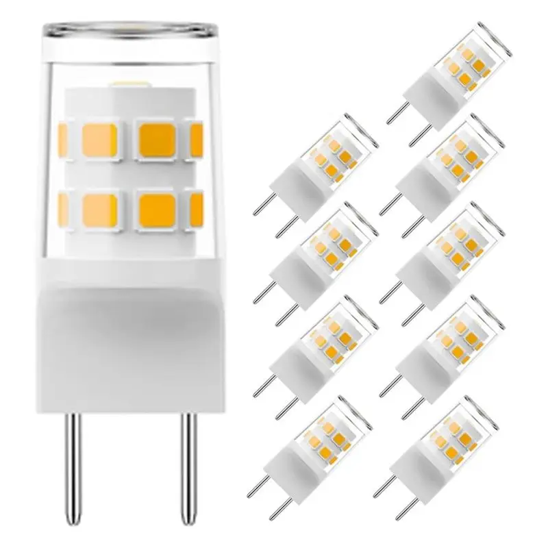 AA94-10Pack G8 Bulb Warn White 3000K 3W Equivalent 20W-25W Halogen Bulb For Under Cabinet Light Puck Light Bulb