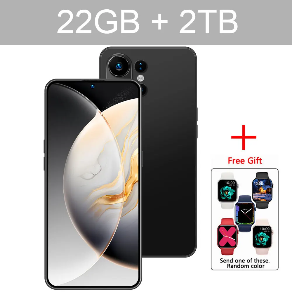 K-Touch S26 Ultra 7.3HD Smartphone Android 15 22G+2TB Mobile Phones 5G Dual SIM Cell Phone 7800mAh Unlocked 16+48MP Global Version Cellphones