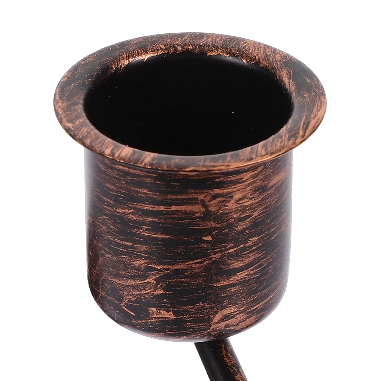 

Elegant Iron Candlestick Set 4 Vintage Style Taper Holders for Christmas Wedding Anniversary Decorative Candelabra