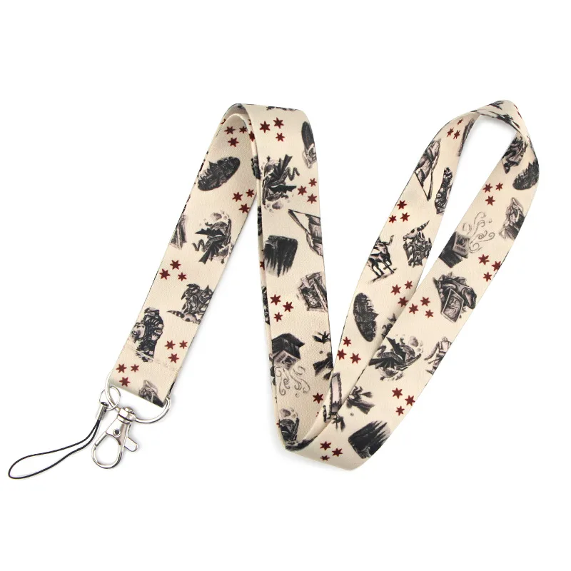 Magic Academy Cute Cartoon Harries Mobile Phone Polyester Lanyard Camera ID Card Key Potters Anti-loss Sling Accessories