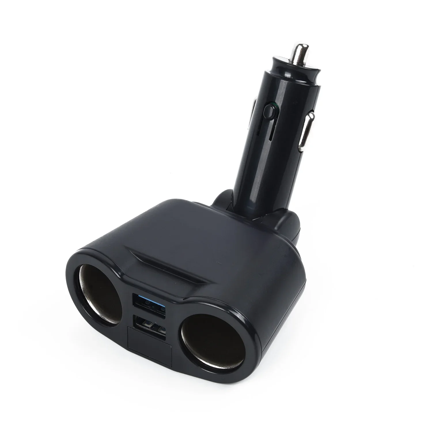 Outlet Car Charger Voltmeter Car Auto Socket Splitter Dual Port 12-24V 3.1A Power Adapter Digital 2 way Useful