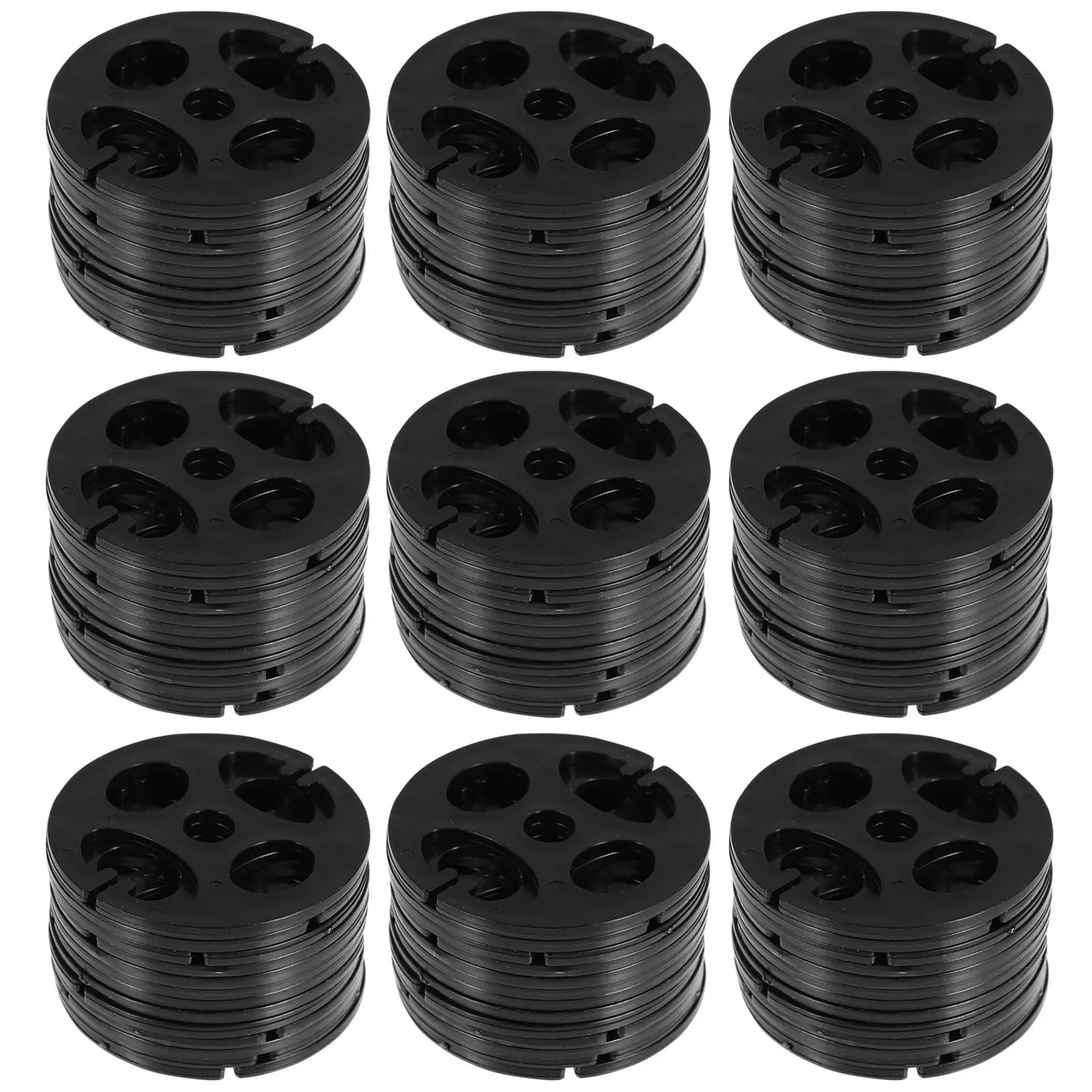 

100Pcs Simple Adjustment Buckles Professional Precision Design Reliable Car Seat Cushion Connectors for Home Sofa Use