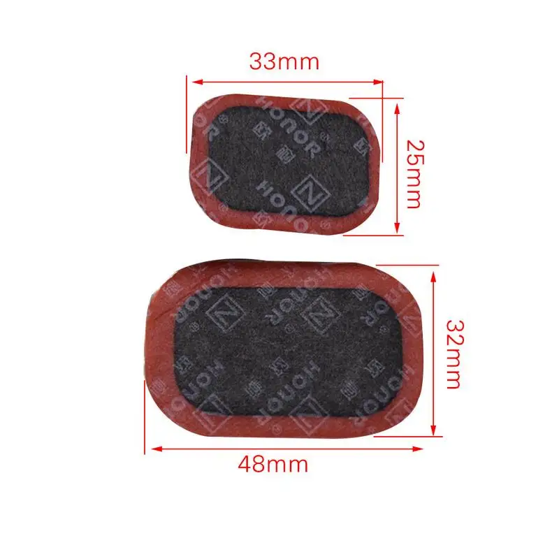 Motorcycle Tire Patches Small Large Square Tire And Tube Patch Puncture Tire Repair Kit For Bicycle Motorcycle Scooter BMX ATVs