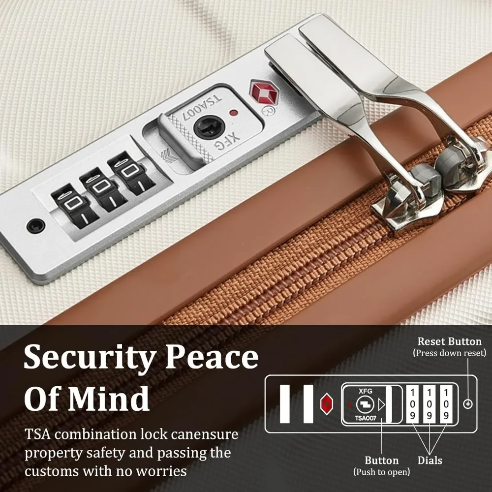 imiomo 荷物セット 2 ピース キャリーオンとチェック、スピナーホイール付きハードサイドスーツケース、TS 付き軽量ローリングトラベル荷物