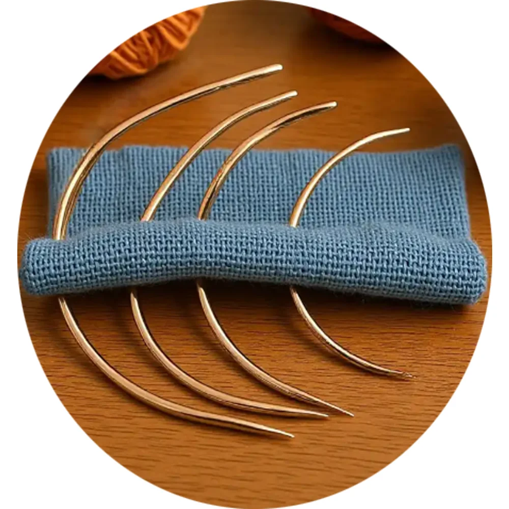 Carpet Leather Canvas Repair Curved Hand Sewing Needles Kit 7pcs/lot  5BB5081
