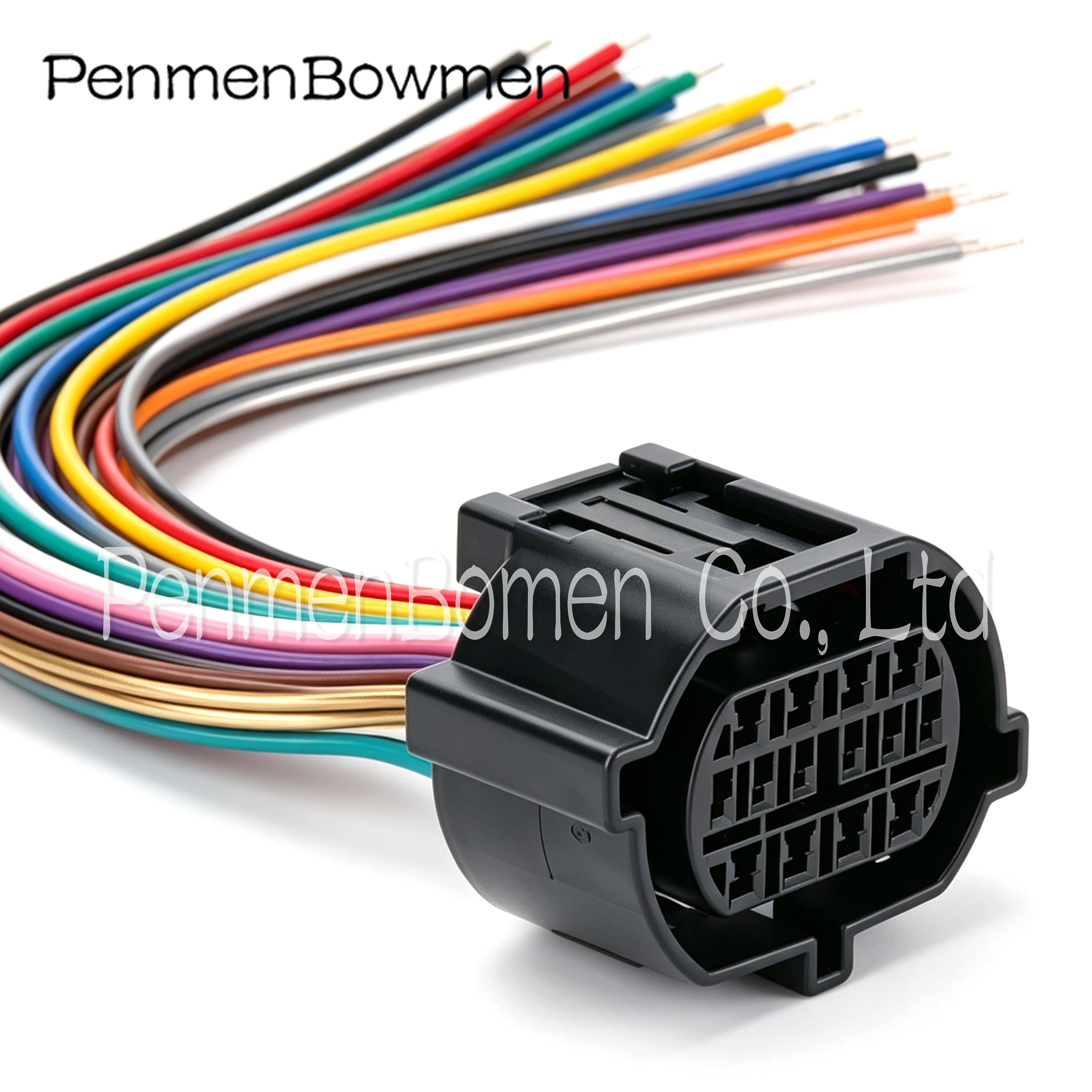 1 Set 14 Pin Auto Headlight Headlamp Electrical Cable Connectors Female Wire Harness Plug MG656862