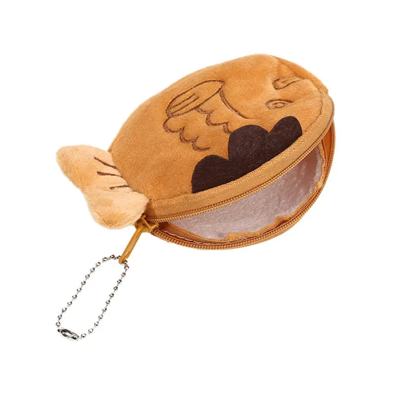 لطيف أفخم الأسماك سماعة المنظم الحقيبة متعددة الأغراض محفظة نسائية للعملات المعدنية المحفظة المحمولة مفتاح سستة حقيبة 2026 عيد الميلاد السنة الجديدة هدية