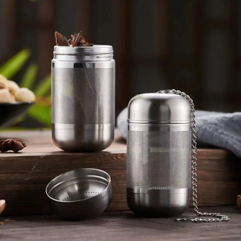 1pc Tea Infuser, 304 Stainless Steel Tea Strainer, Reusable Fine Mesh Loose Leaf Tea Infuser Home Office Teaware Accessories