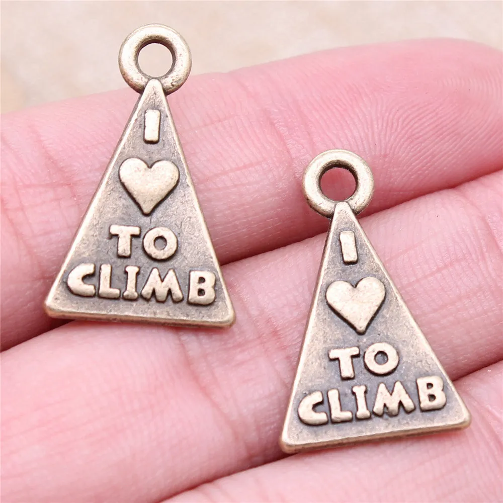 I Love Tags Charms Pendant Women'S Jewellery Wholesale Boho Making
