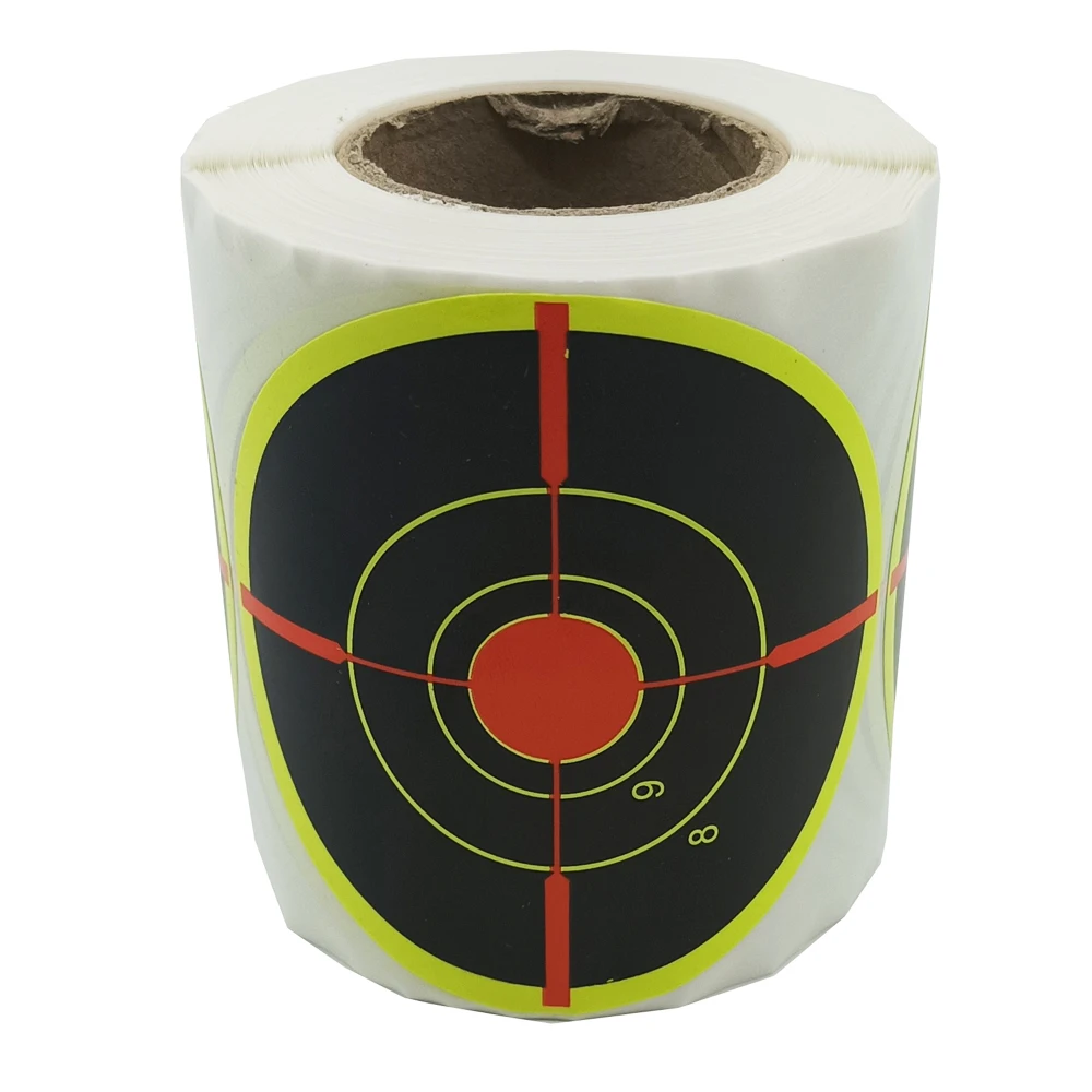 Pegatinas autoadhesivas para tiro con objetivo de salpicaduras, vista de Bulleyes de 3 pulgadas x 200 Uds.