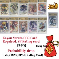 KAYOU Naruto Card CCG Rating Card Collection Anime Characters Gaara Tsunade Full Series BP Card lucky bag CCG Card Mystery Box