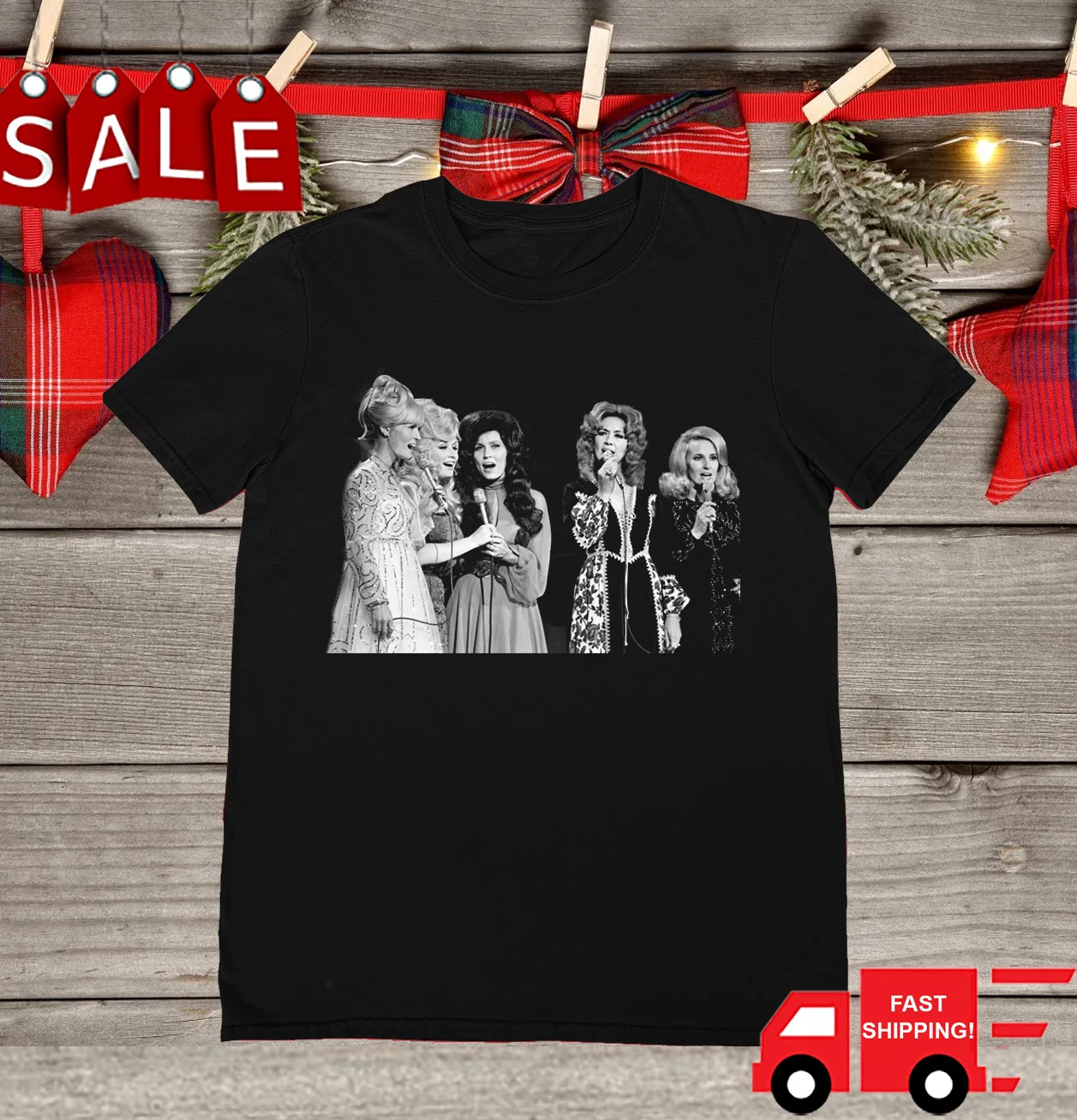 Lynn Anderson Dolly Parton Loretta Dottie West Tammy Shirt Black S-5XL NE1370