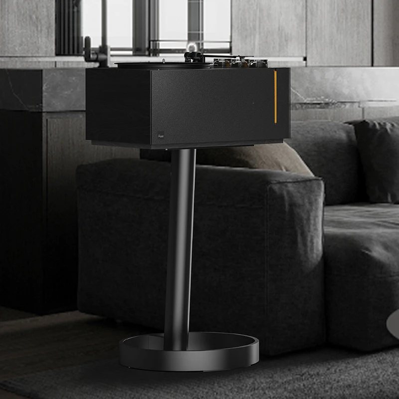 Pemutar rekaman vinil HYM-Rays, dudukan logam