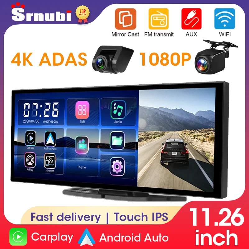 11.26" Dash Cam 4K … - image