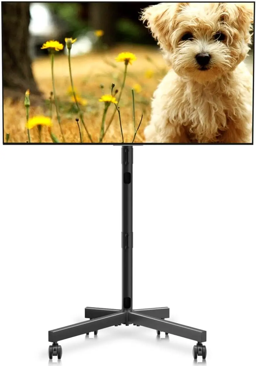 

Универсальная регулируемая по высоте подставка для телевизора на колесиках для экранов 21-60 дюймов, выдерживает до 77 фунтов.