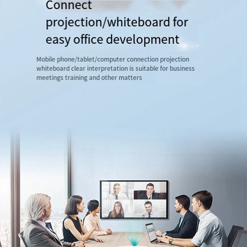 Wireless Display Adapter Wifi Screen Cast Mirroring Media Streaming Receiver For Phone/PC/Tablet To Display TV Projector Durable