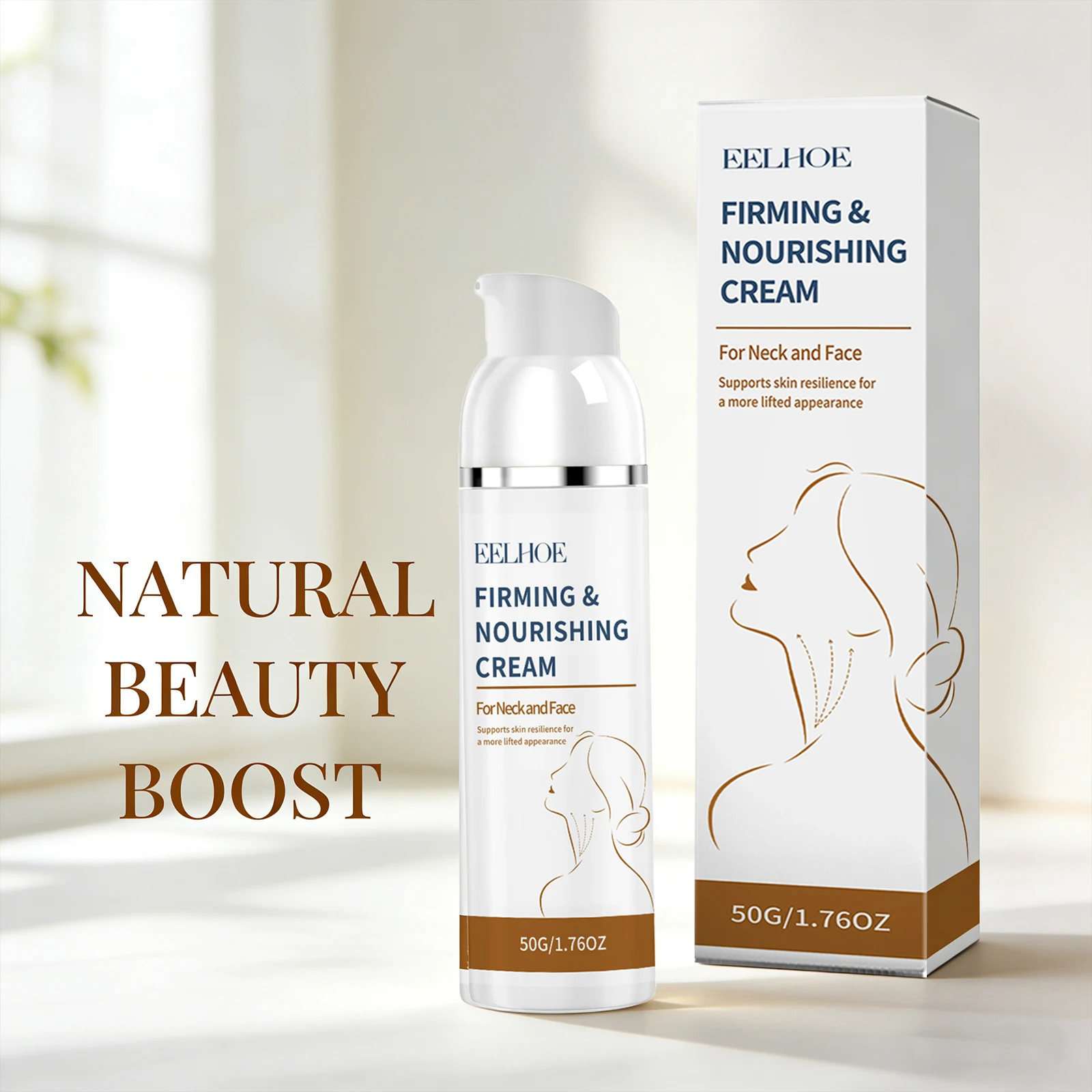 Firming Nourishing Cream Improve Sagging Skin Reduce Fine Line Increase Elasticity Brighten Moisturizing Tighten Lift Neck Cream