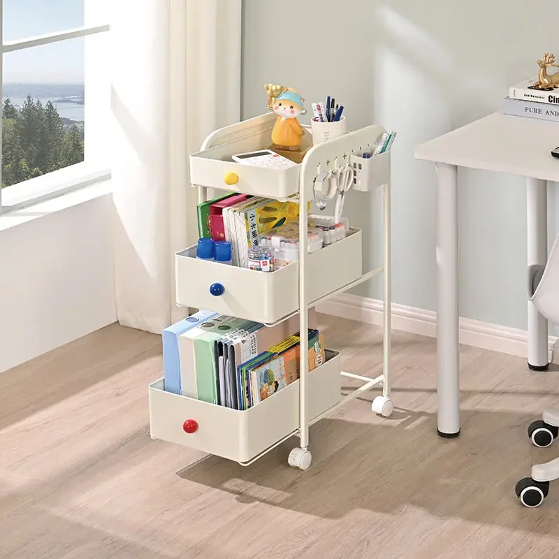 3 layers sturdy removable storage car bookshelf bookshelf bookshelf bag office supplies stationery shelf bookcase